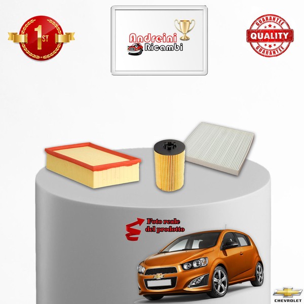 Inspektionskit Filter Chevrolet Aveo II 1.4 74KW 101CV Von 2011->-image