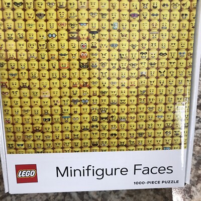 LEGO Minifigure Faces 1000 Piece Jigsaw Puzzle;25 x 20;NEW sealed; #765145122450