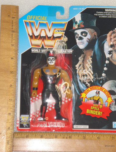 New- Factory sealed-1992 WWF Hasbro PAPA SHANGO ac...