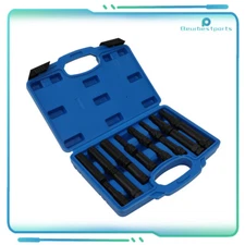 16Pcs Locking Lug Nut Master Double Hex-Head Set Wheel Lock Key Removal Tool Kit