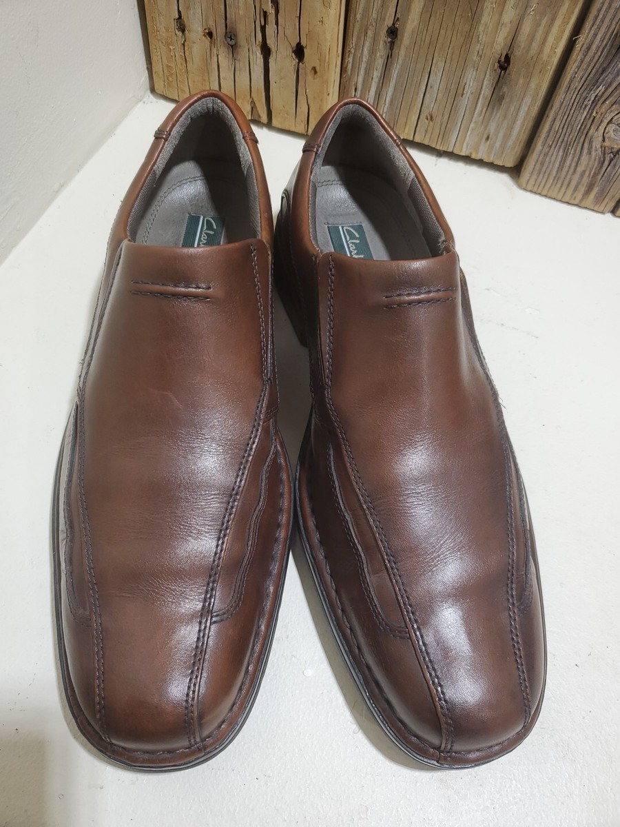 Clarks Loafers Mens Leather11.5M Casual Brown Dress Oxford  display picture 1