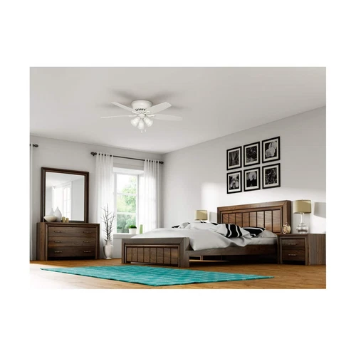 Hunter Fan Company Indoor 53326 52" Builder Low Profile Ceiling Fan with Ligh... - Picture 3 of 9