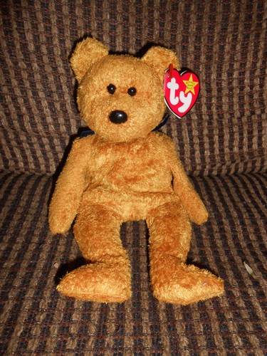 lot of (3) ty beanie babies bears tag errors fuzz groovy