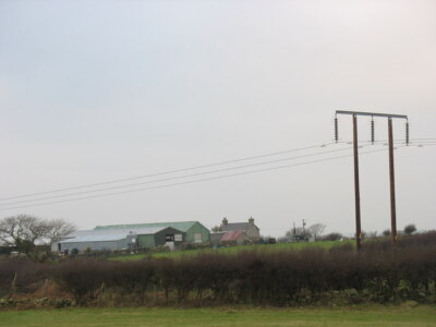 Foto 6x4 Der Drei-Bay-Heustall in Llwynbedw, Bethel Bethel\/SH5265 um 2006