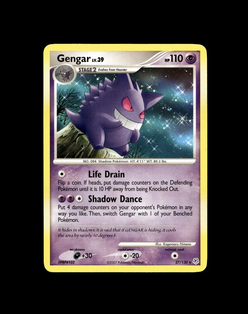 Gengar Pokmon TCG Rare Individual Collectible Card Game Cards for sale -  eBay