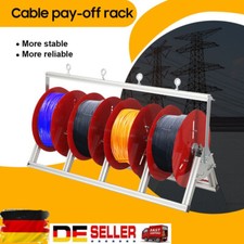 Kabelabroller Kabelabwickler Abrollhilfe Kabelhaspel Leitungsabroller 4 Halter
