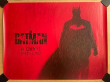The Batman - Original Cinema UK Quad Poster - Robert Patterson - DC Comics 2022
