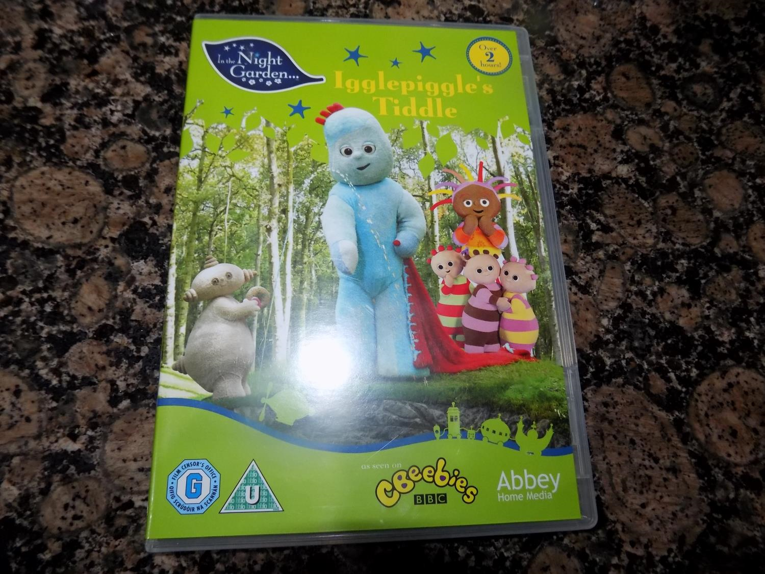 IN THE NIGHT GARDEN IGGLEPIGGLE'S TIDDLE ( SLIM CASE) DVD FREE SHIPPING