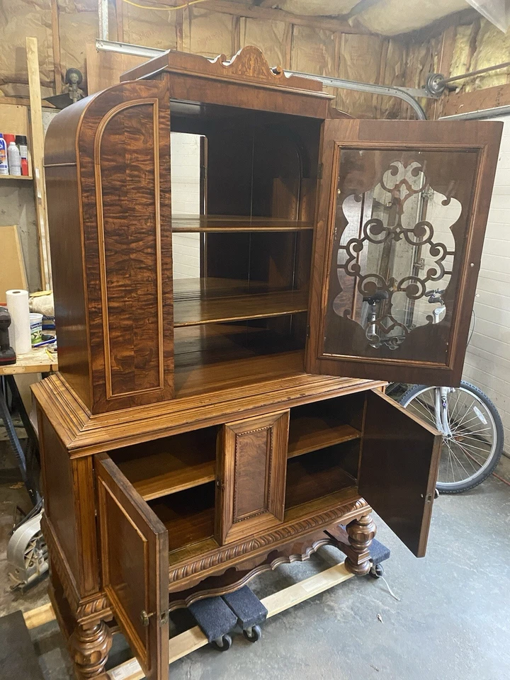 Cabaña de arce tigre años 1800 rara buen estado antigua retro Foto 3 de 4