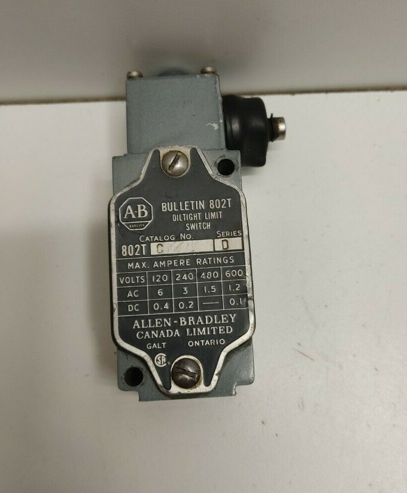 allen bradley 802t catalog on Allen Bradley 802t C Oiltight Limit Switch 802tc For Sale Online Ebay