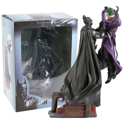 Statue Figurine BATMAN vs THE JOKER Arkham city LUXE Film Super héros comics