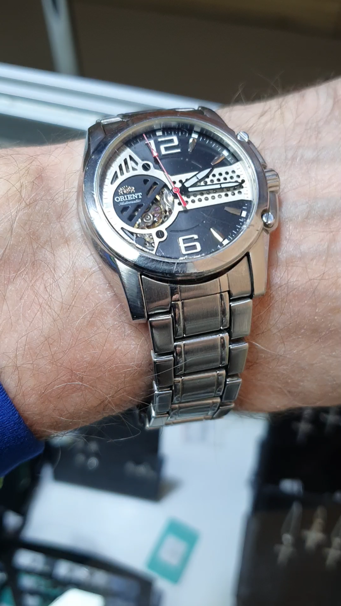 ORIENT DB02-C0 Open Heart Automatic Stainless Steel Watch for sale