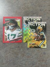 2021 Donruss #158b Davante Adams Press Proof Red No Helmet (All Ship) GB Packers