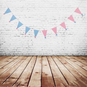Birthday Hat Shape Pennant Banner Birthday Party Hanging Decor