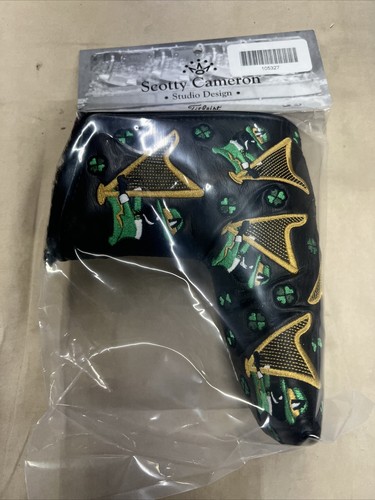 Scotty Cameron 2024 St Patrick’s Day Headcover - Dueling Harps - Blade Cover