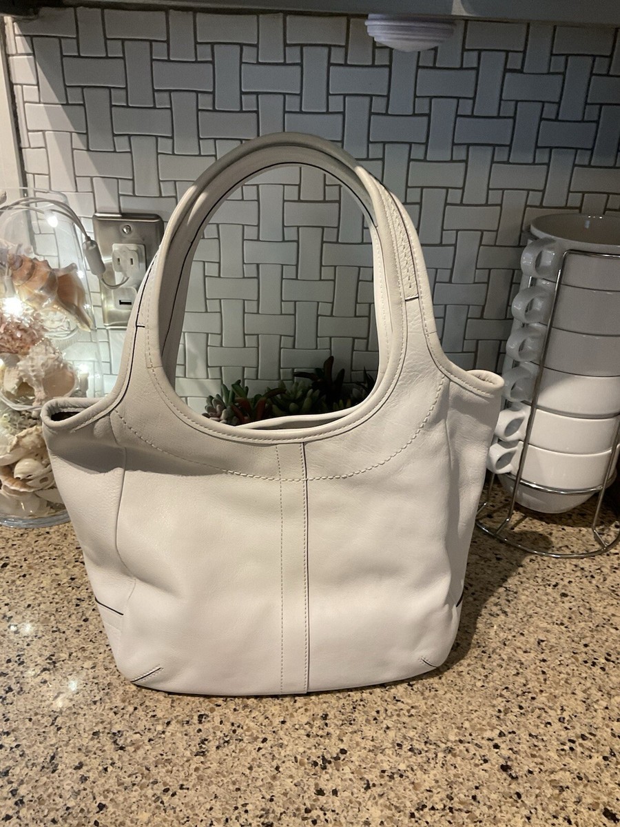 vintage coach old ✨ ivory White bag COACH Vintage 65th Anniversary Ergo Glovetanned Leather