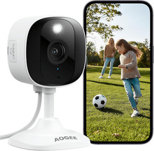 AOQEE Outdoor Security Camera - 2K CCTV Camera Systems IP65 Waterproof, Wifi For