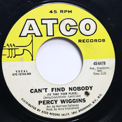 PERCY WIGGINS - CAN'T FIND NOBODY / BOOK OF MEMORIES  *SOUL 45*