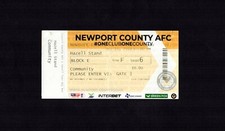 18/19 NEWPORT v YEOVIL (RELEGATED) 0-6* RECORD AWAY WIN LEAGUE 2 15.09.18 TICKET