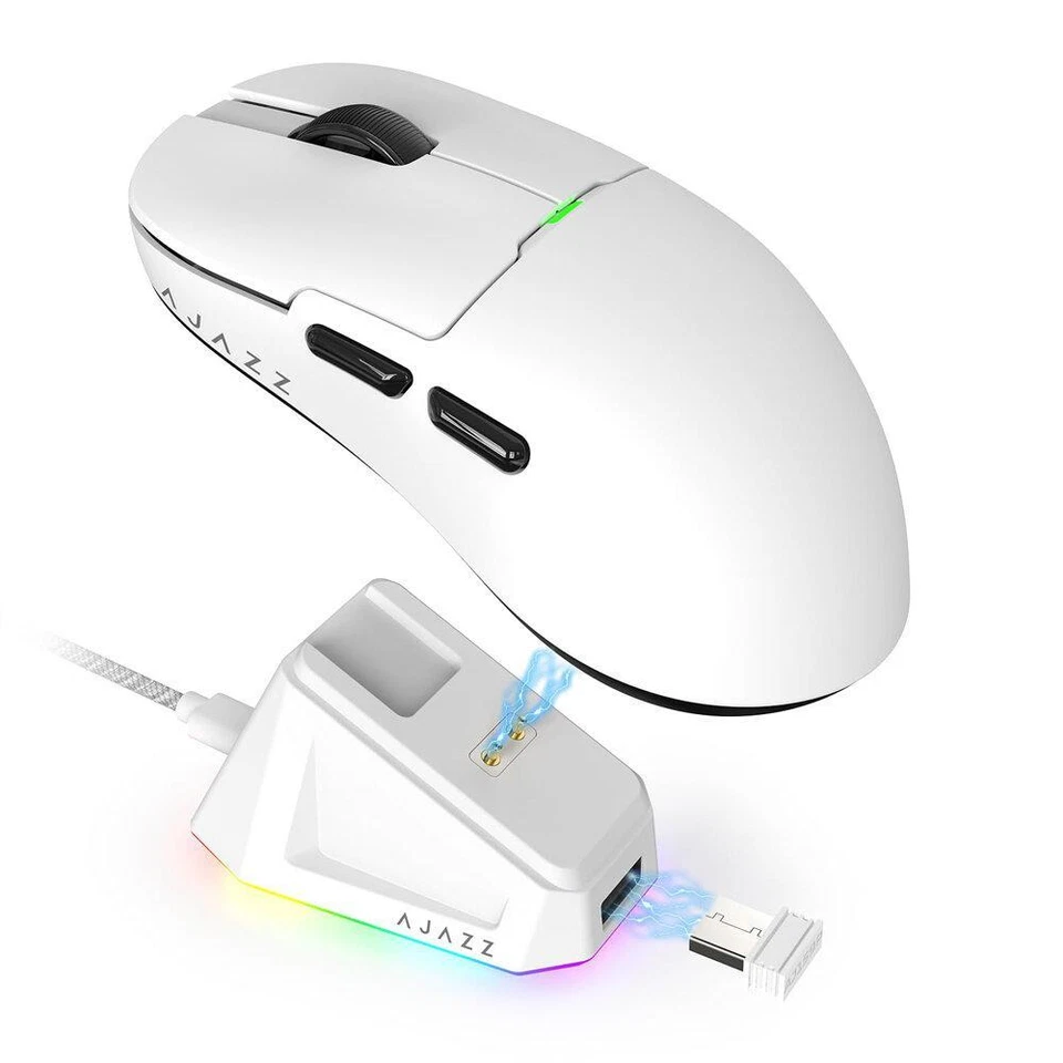 Ajazz Aj159p E-sports Game Mouse Dual Mode Wireless Paw3395 Sensor 2.4g/wired 56 - Image 2 of 4