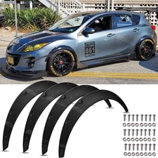 4pcs For Mazda Mazdaspeed 3 6 Car Fender Flares Wide Body Wheel Arches Mudguards