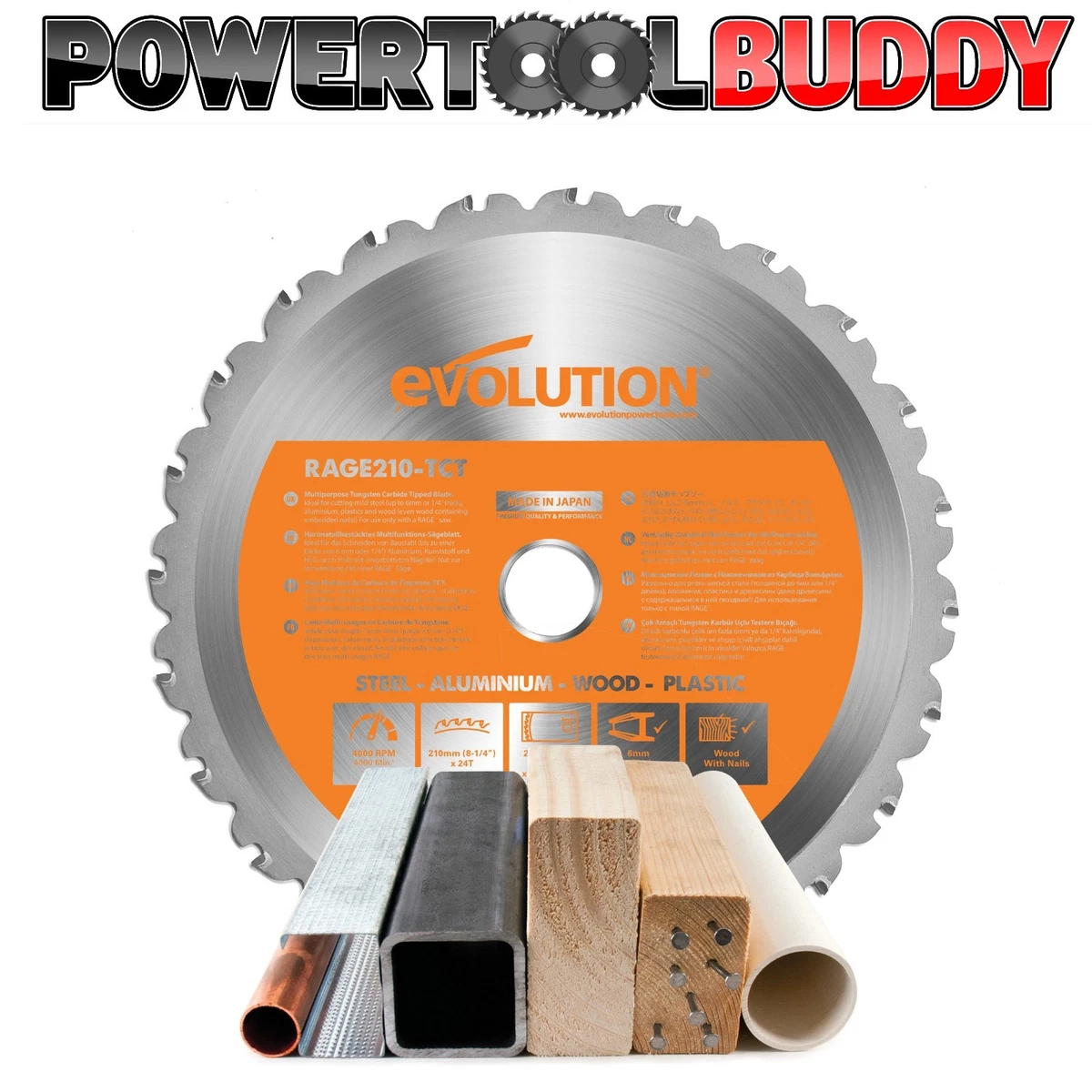 Evolution rage outlet circular saw