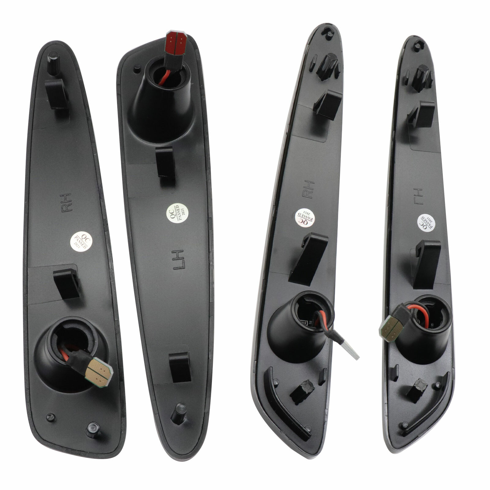 For 052013 Chevy Corvette C6 Smoked Front Rear LED Side Marker Lights