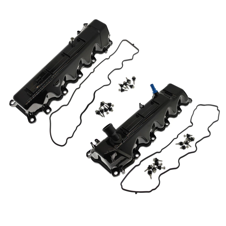 Left+Right Side Aluminum Engine Valve Covers For Ram1500 Dodge Dakota 53022138AC Foto 2 de 4