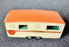 Lesney Matchbox Superfast #57 Trailer Caravan 1970 w Green Interior England Toy