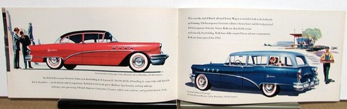 1955 Buick Roadmaster Super Century Special Dynaflow Sales Brochure Original - Picture 7 of 11