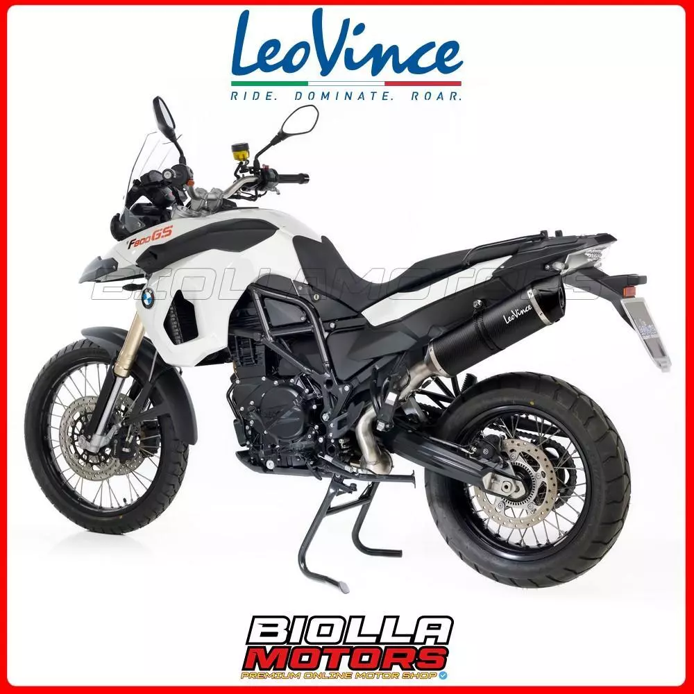 8288E SLIP ON LEOVINCE BMW F 800 GS ADVENTURE 2011 LV ONE EVO