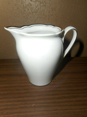 Vintage Kahla German Democratic Republic Creamer Gold trim on rim 3 3/4 ''tall