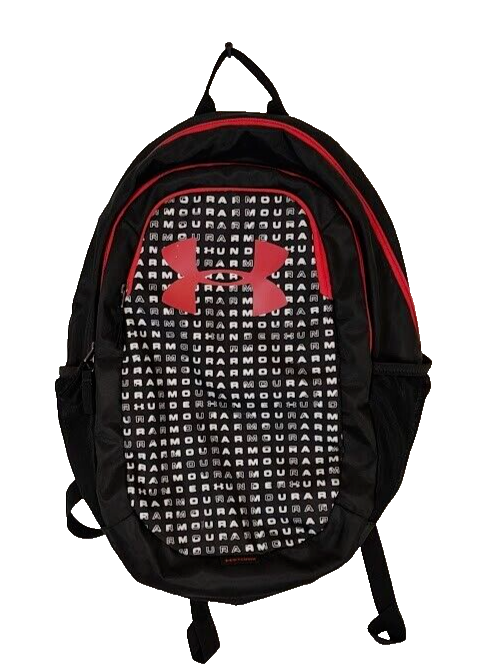 18 in laptop backpack under armour New UA Team Hustle Storm Backpack, Red/Graphite/Silver PremierSports while the adjustable shoulder straps ensure a comfortable fit 4-H Under Armour BackPack