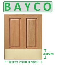 POLISHED BRASS KICK PLATE DOOR PLATE WITH FIXING SCREWS FOR TIMBER DOOR.