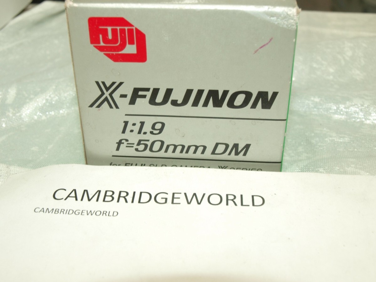FUJI Fujifilm 50mm F1.9 DM X FUJINON PRIME Lens FUJINON X SERIES