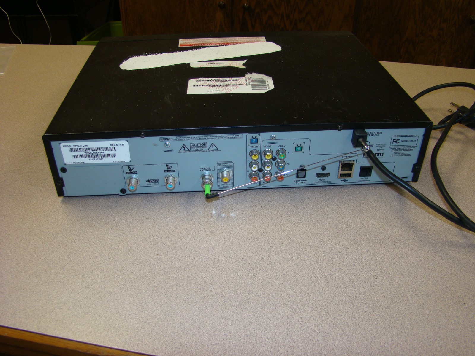 DISH Network ViP 722k (500GB) DVR For Parts Only eBay