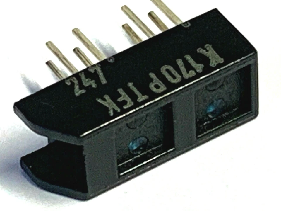 CNY70 x 2 = K170P, sensor doble, acoplador óptico, infrarrojo, Telefunken, 10 unidades Foto 3 de 4