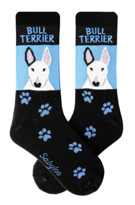 Cute Watercolor Boston Terrier  Socks