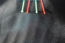 4 Fiber optic insert (2 RED, 2 GREEN)-Taurus Judge,Poly/ Defender front sight