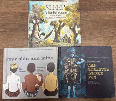 Let's-Read-and-Find-Out Science  Lot of 3 about humans Vintage