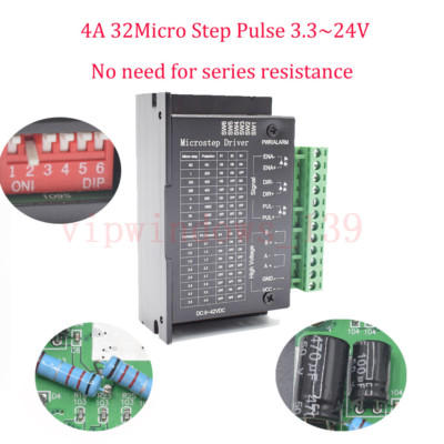 2X TB6600 Single Axis 4A Stepper Motor Driver Controller 9~40V MicroStep CNC Kit