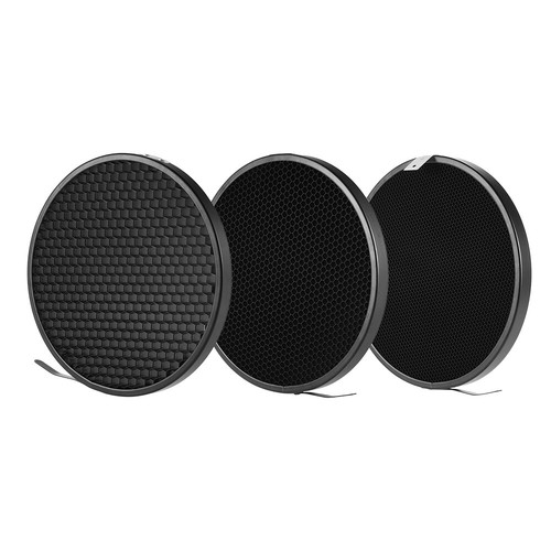 7" Standard Reflector Diffuser Lamp Shade Dish with 20° 40° 60° Honeycomb N6R8 - Picture 6 of 9