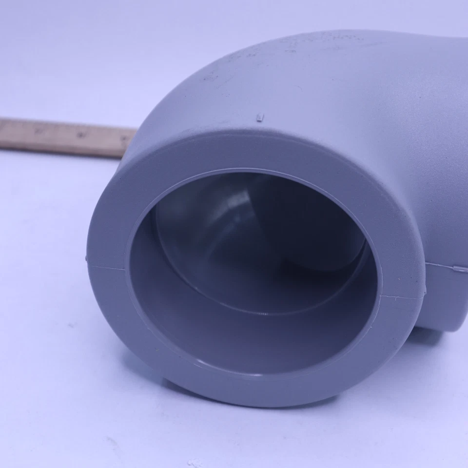 Codo Niron 90 grados programado SDR 7,3 PP-RCT 3" zócalo fusión 27NG90 Foto 3 de 4