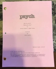 PSYCH TV Studio Script “American Duos” 50 pages Maggie Lawson Corbin Bernsen 