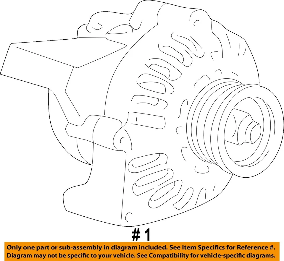 Alternador usado serve: 2002 Chevrolet Blazer s10/jimmy s15 6-262 4.3 grau A - Imagem 4 de 4