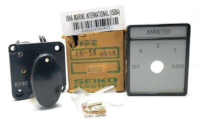 Seiko Electric EN-5X 048A 600V 15A Ammeter Bedienschalter