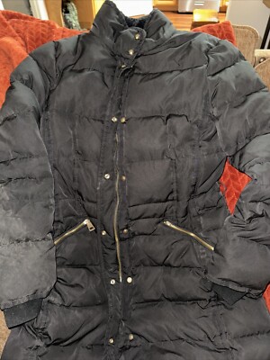 Zara Basic Outwear Puffy Jacket With Fur Lining