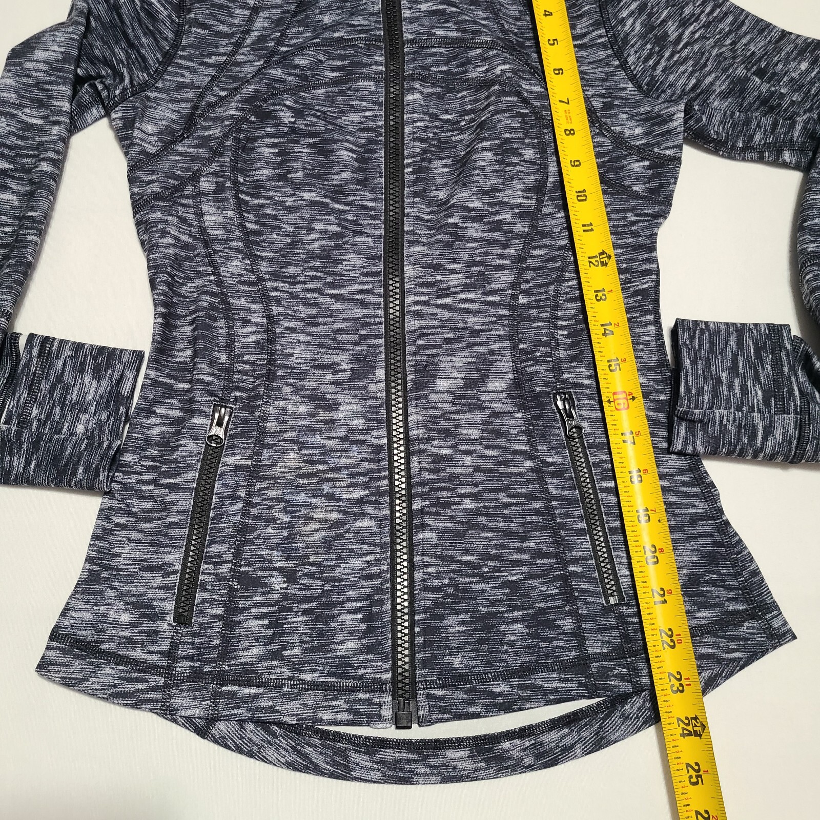 Lululemon Define Jacket Dramatic Static White Bla… - image 3