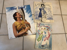 ❤️Lot de 3  anciens magazines revues LA TOILE D AVION + MON TRICOT  vintage TBE