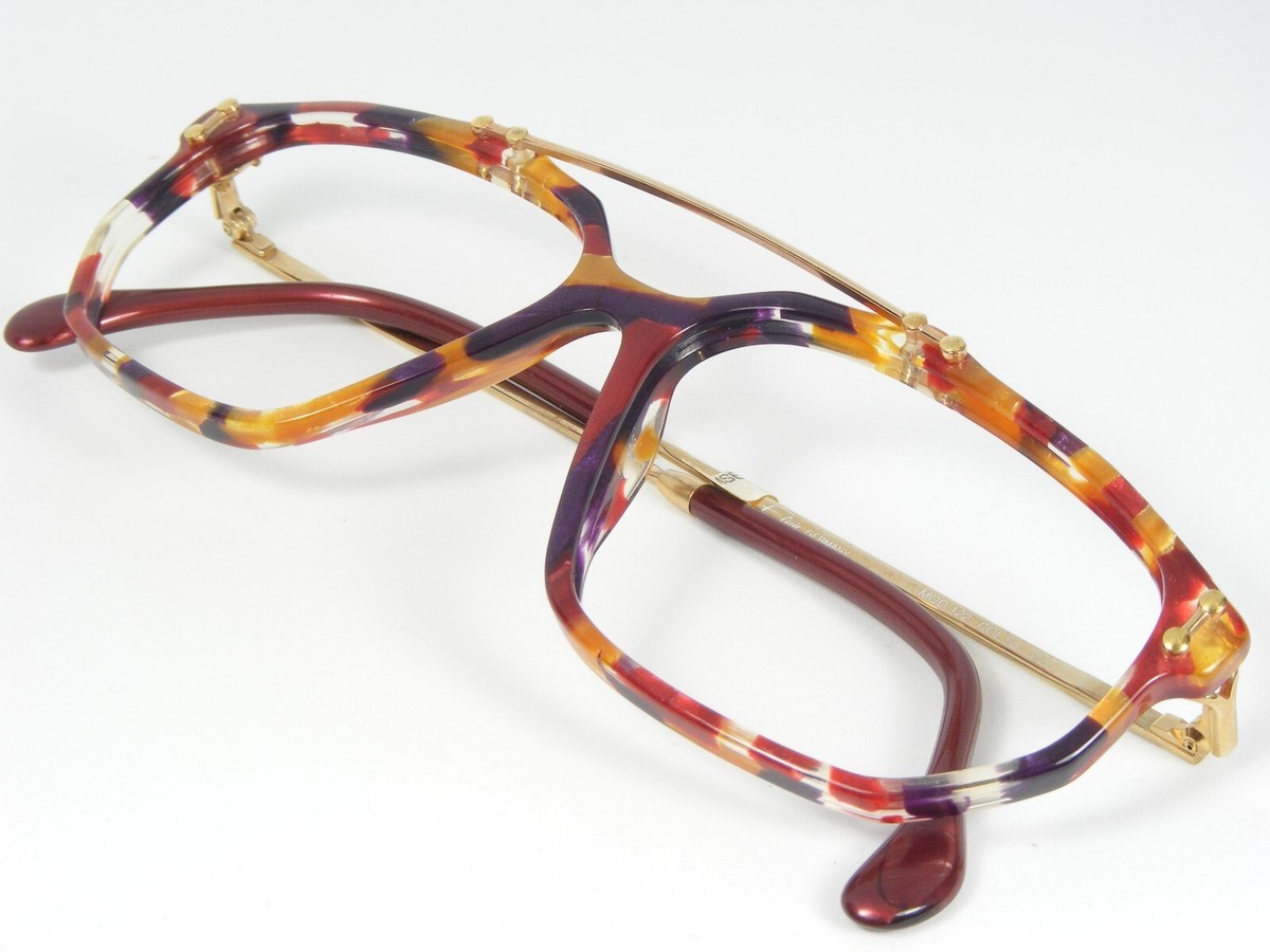 Vintage Flair Mod 122 90 MULTICOLOR EYEGLASSES GLASSES FRAME 